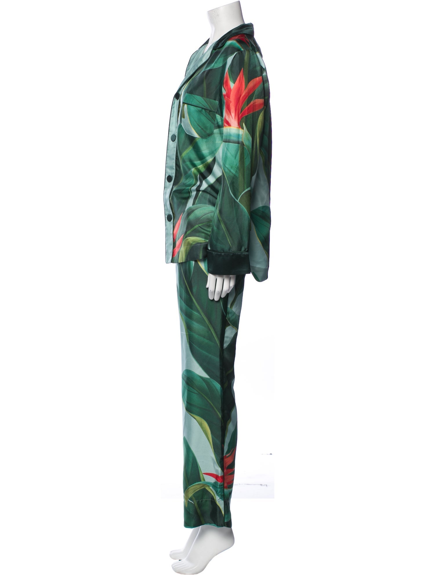 F.R.S. For Restless Sleepers Silk Printed Pant Set