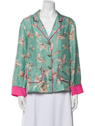 F.R.S. For Restless Sleepers Silk Printed Pajamas