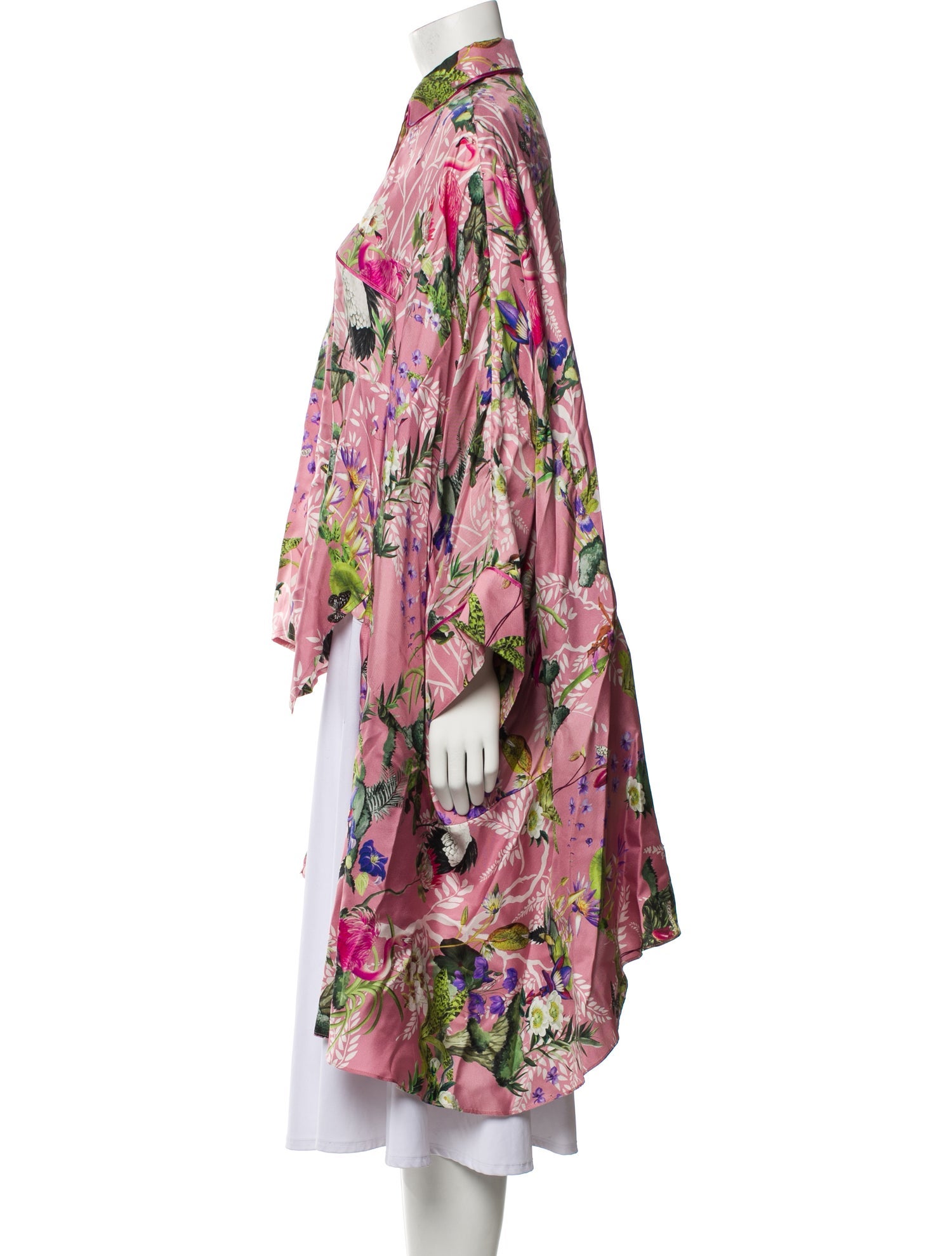 F.R.S. For Restless Sleepers Silk Floral Print Pajamas