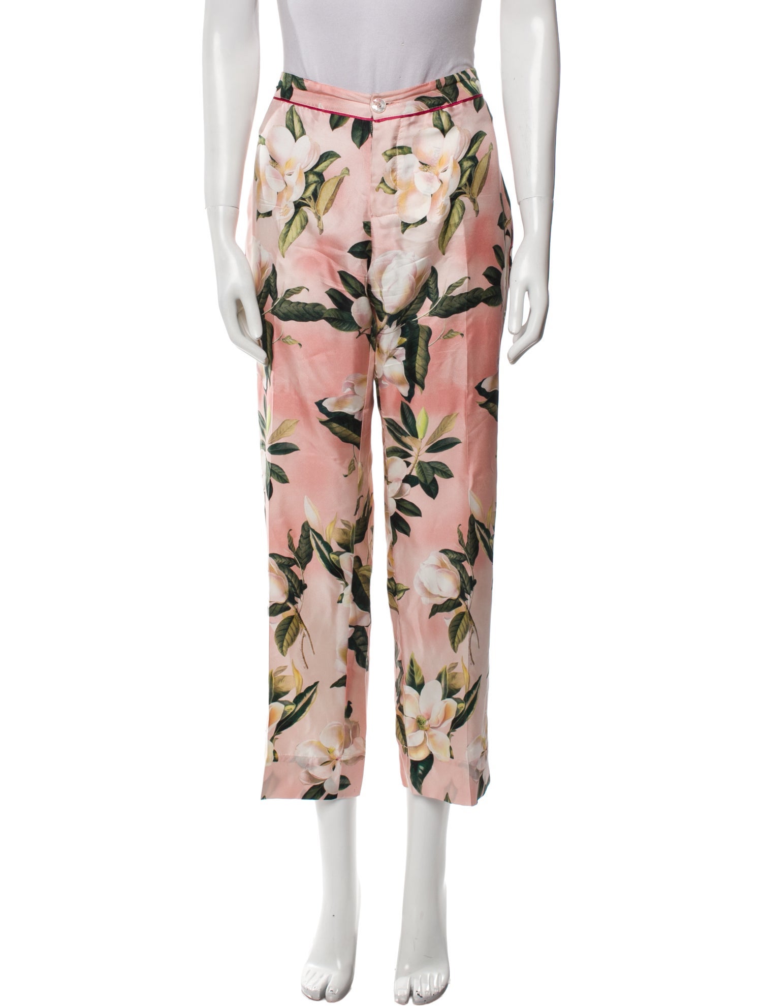 F.R.S. For Restless Sleepers Silk Floral Print Pajamas