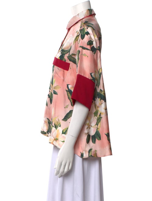 F.R.S. For Restless Sleepers Silk Floral Print Blouse