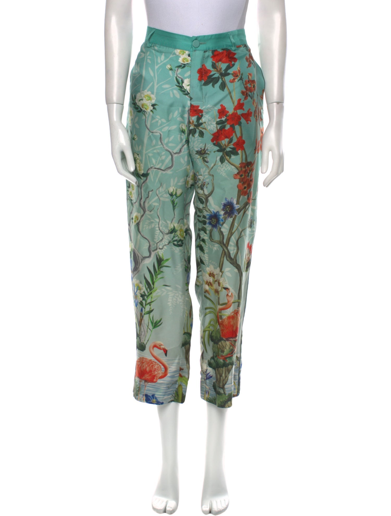 F.R.S. For Restless Sleepers Silk Straight Leg Pants