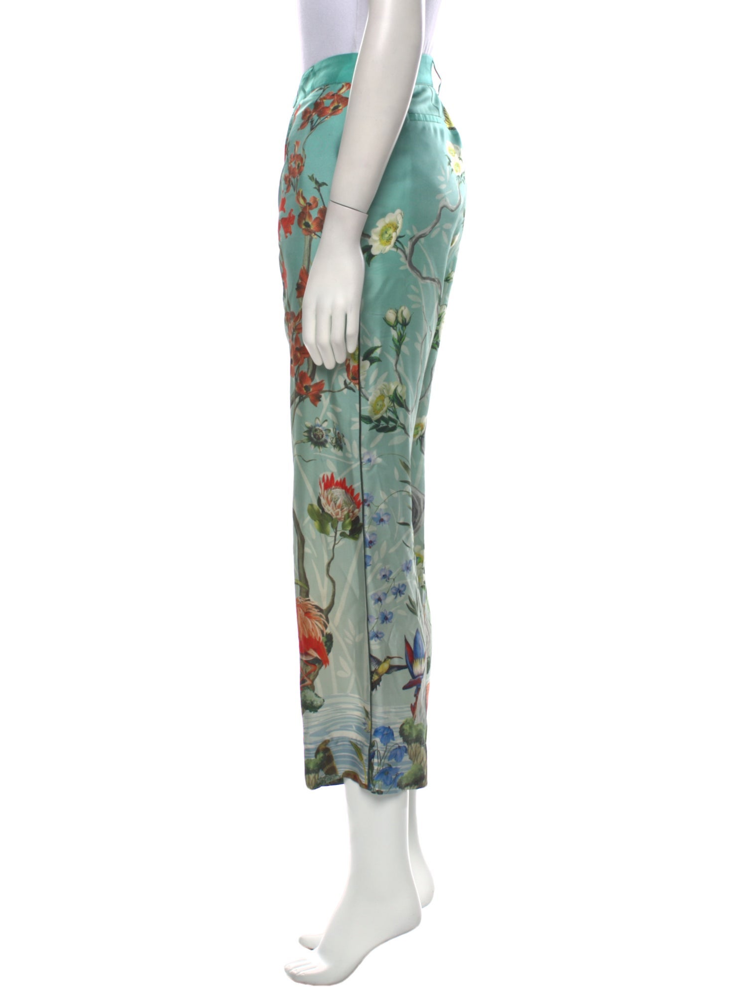F.R.S. For Restless Sleepers Silk Straight Leg Pants