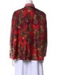 F.R.S. For Restless Sleepers Silk Floral Print Button-Up Top