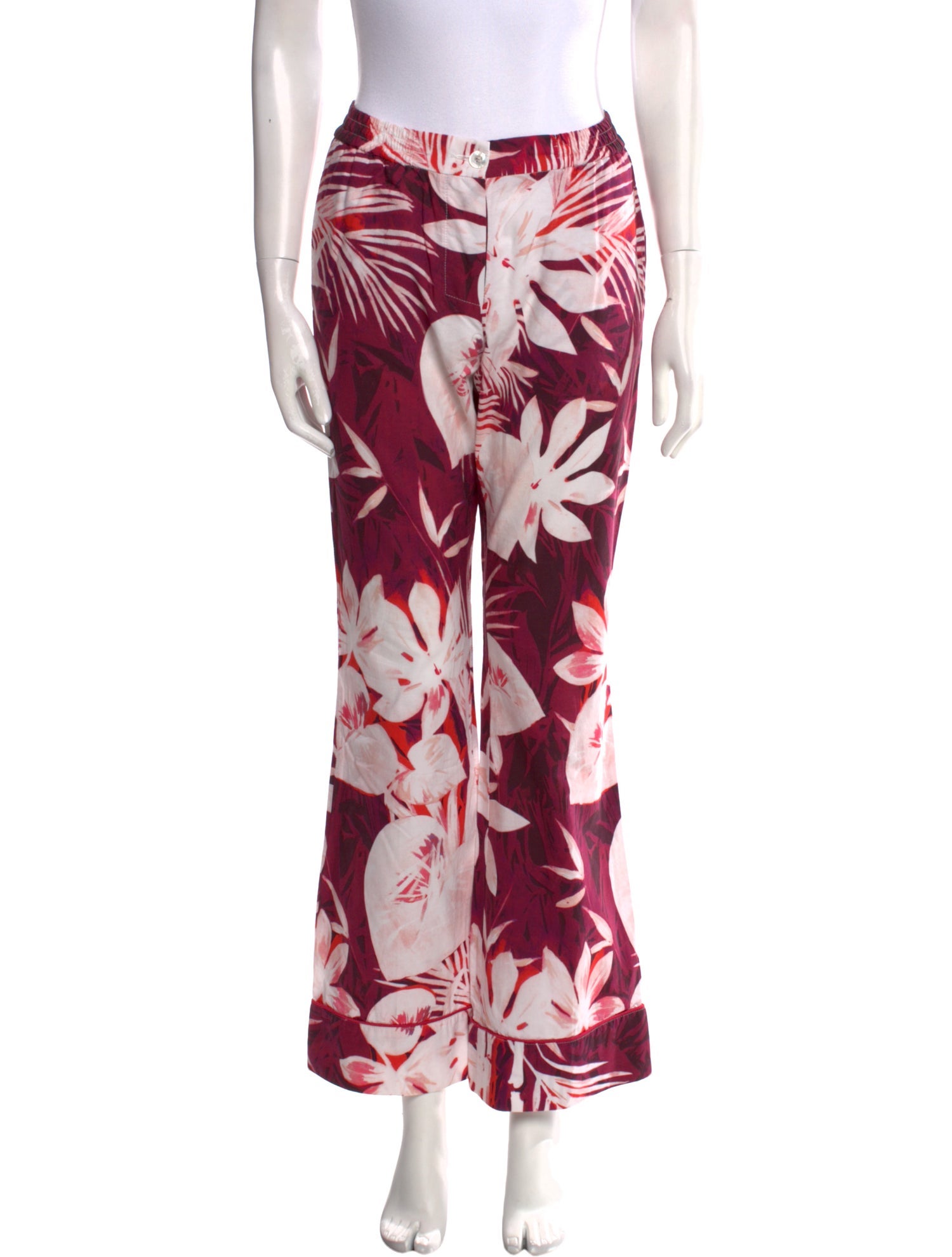 F.R.S. For Restless Sleepers Floral Print Wide Leg Pants