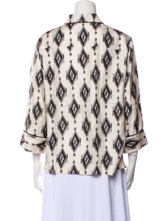 F.R.S. For Restless Sleepers Silk Printed Pajamas