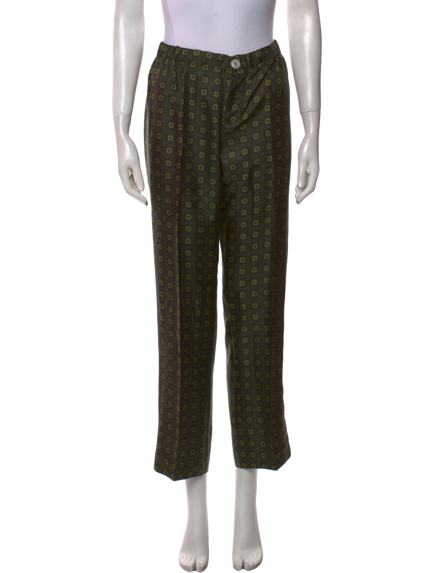 F.R.S. For Restless Sleepers Silk Straight Leg Pants