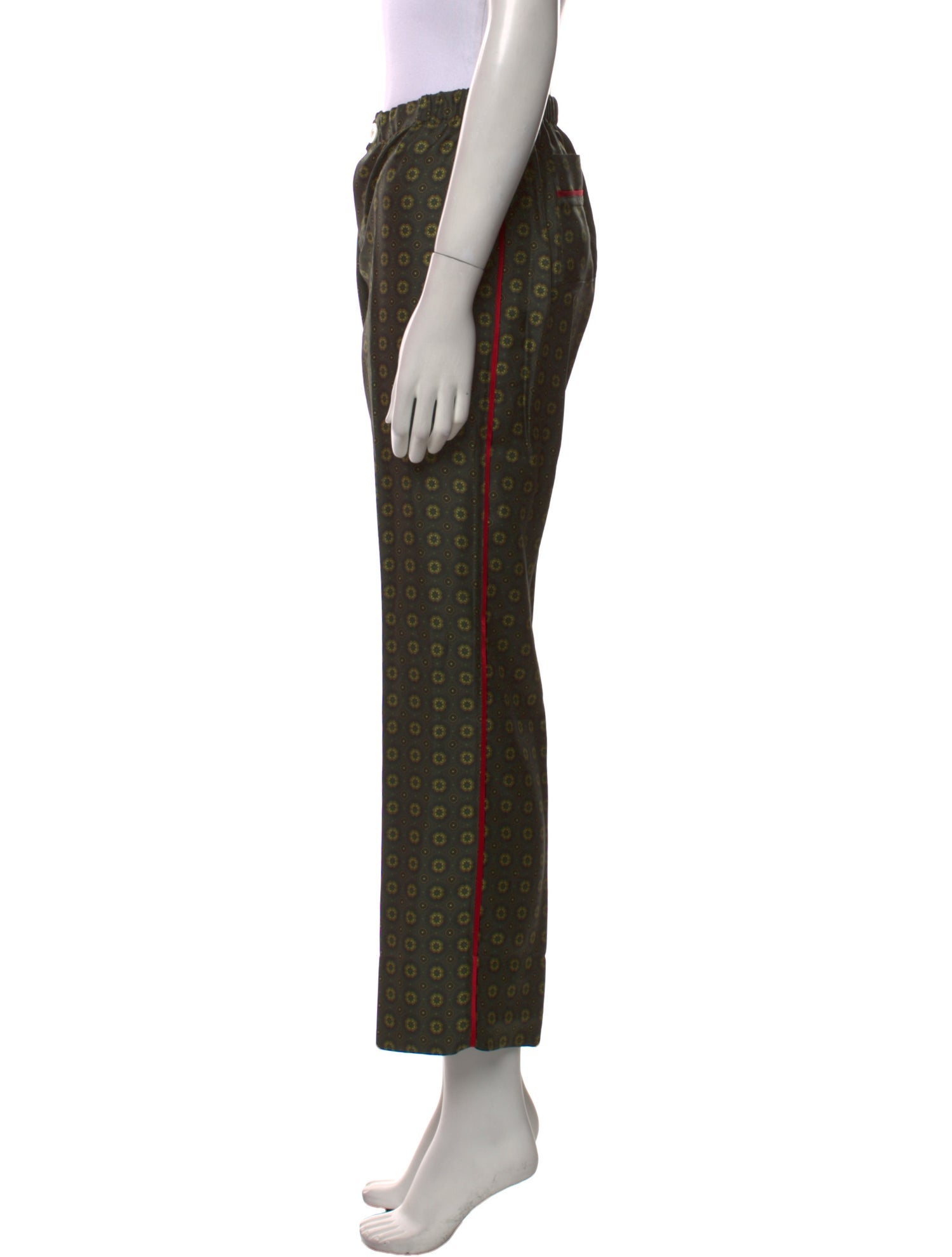 F.R.S. For Restless Sleepers Silk Straight Leg Pants