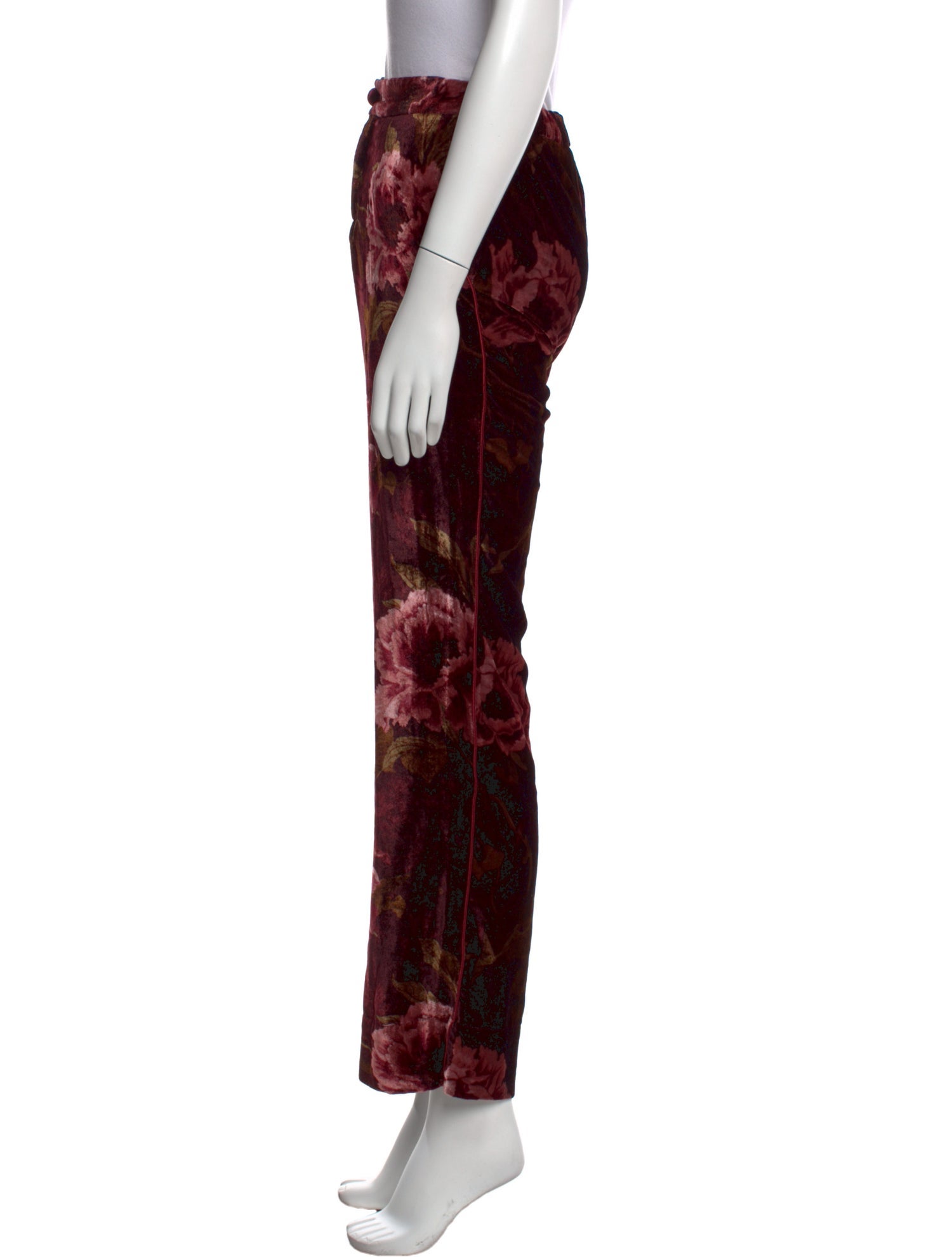 F.R.S. For Restless Sleepers Velvet Straight Leg Pants