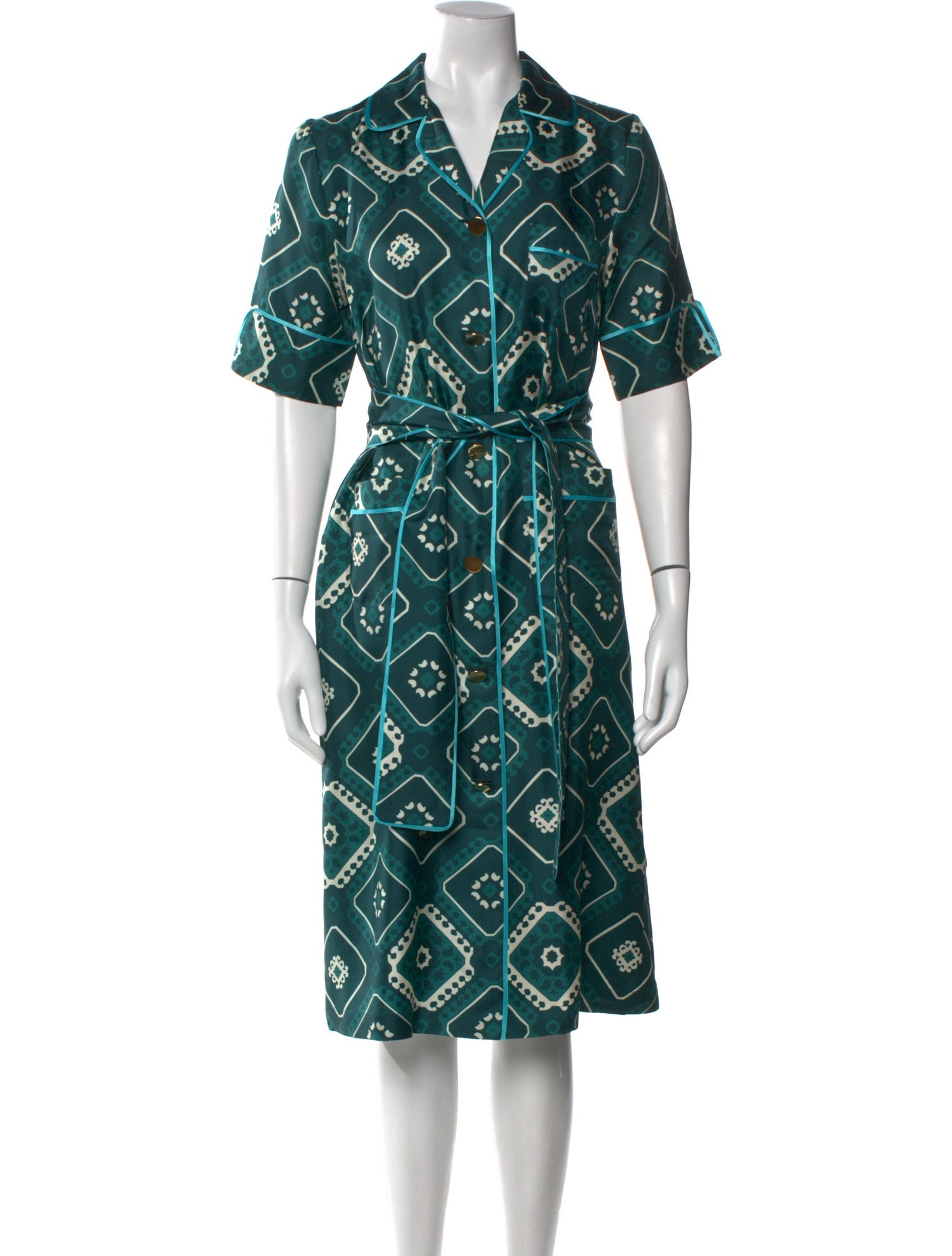F.R.S. For Restless Sleepers Silk Midi Length Dress