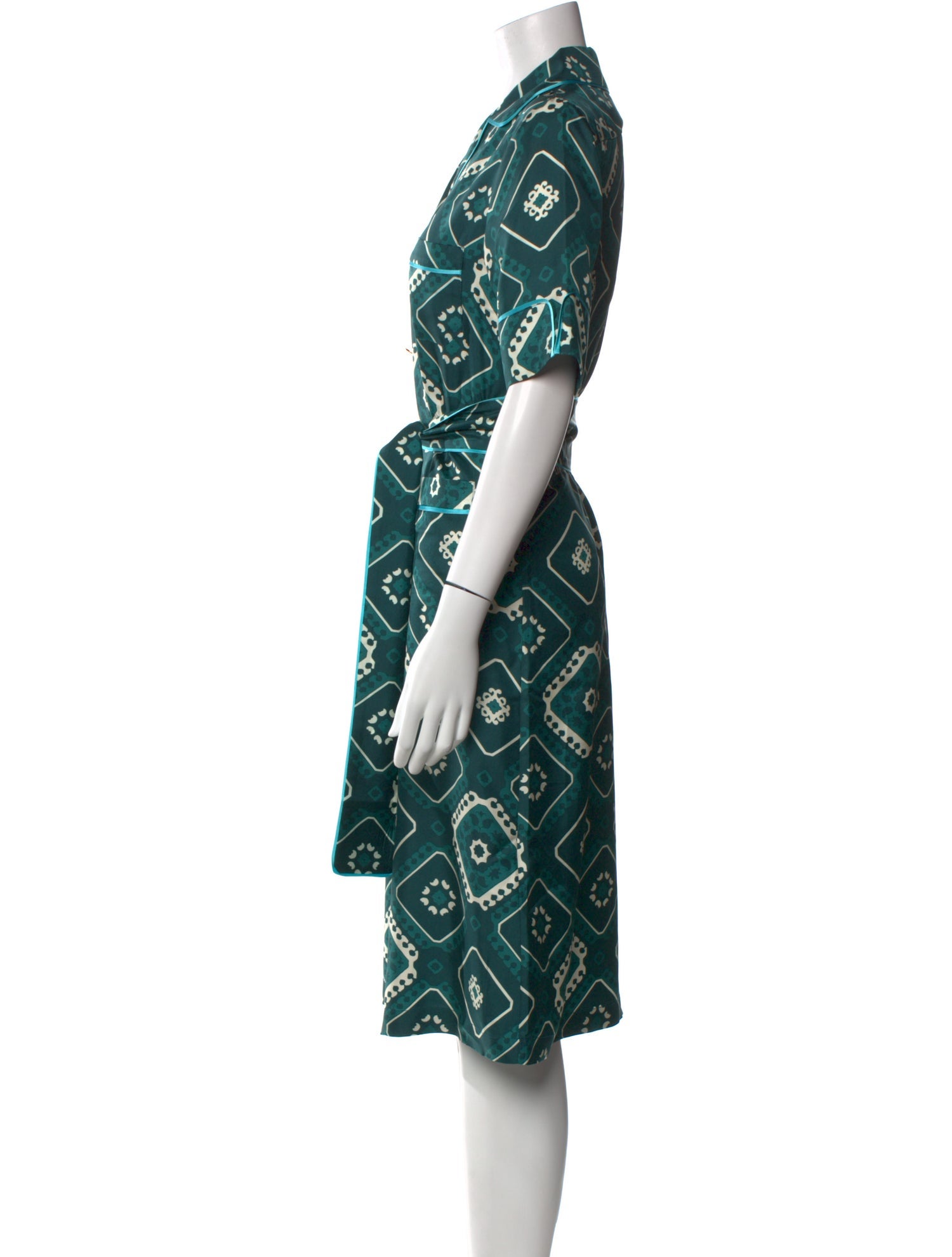 F.R.S. For Restless Sleepers Silk Midi Length Dress
