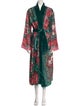 F.R.S. For Restless Sleepers Silk Floral Print Robe