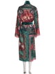 F.R.S. For Restless Sleepers Silk Floral Print Robe