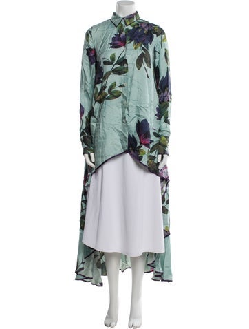 F.r.s. For Restless Sleepers Loungewear Silk Printed Nightgown S