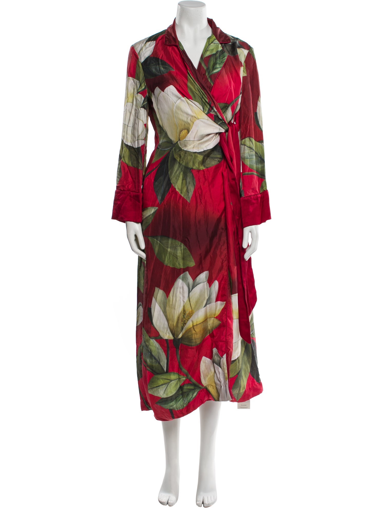 F.R.S. For Restless Sleepers Silk Floral Print Robe