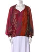 F.R.S. For Restless Sleepers Silk Printed Blouse