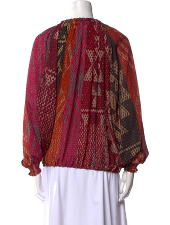 F.R.S. For Restless Sleepers Silk Printed Blouse