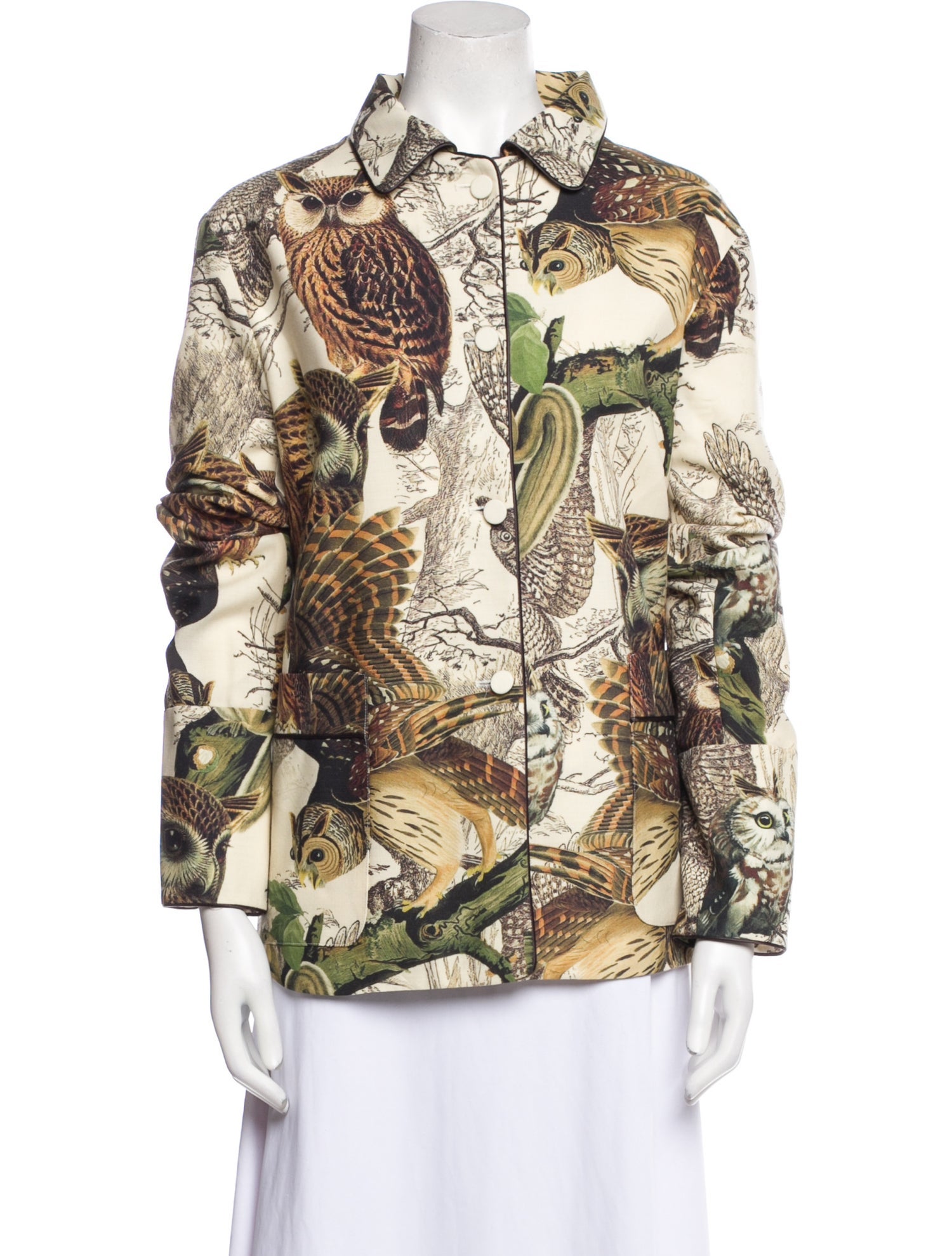 F.R.S. For Restless Sleepers Virgin Wool Printed Jacket w/ Tags