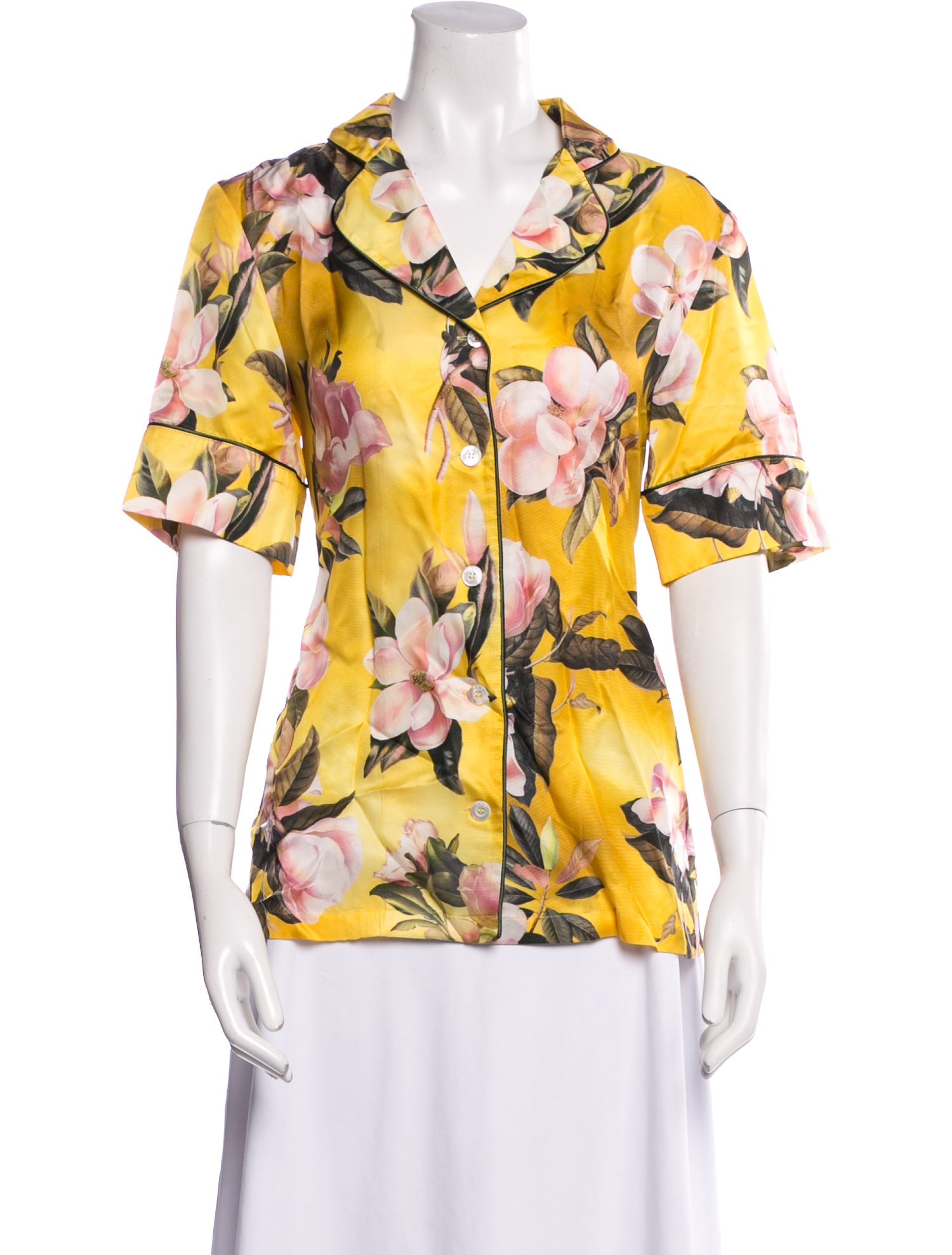 F.R.S. For Restless Sleepers Silk Floral Print Robe