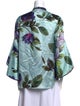 F.R.S. For Restless Sleepers Floral Print Three-Quarter Sleeve Blouse