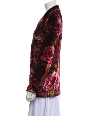 F.R.S. For Restless Sleepers Floral Print Long Sleeve Blouse