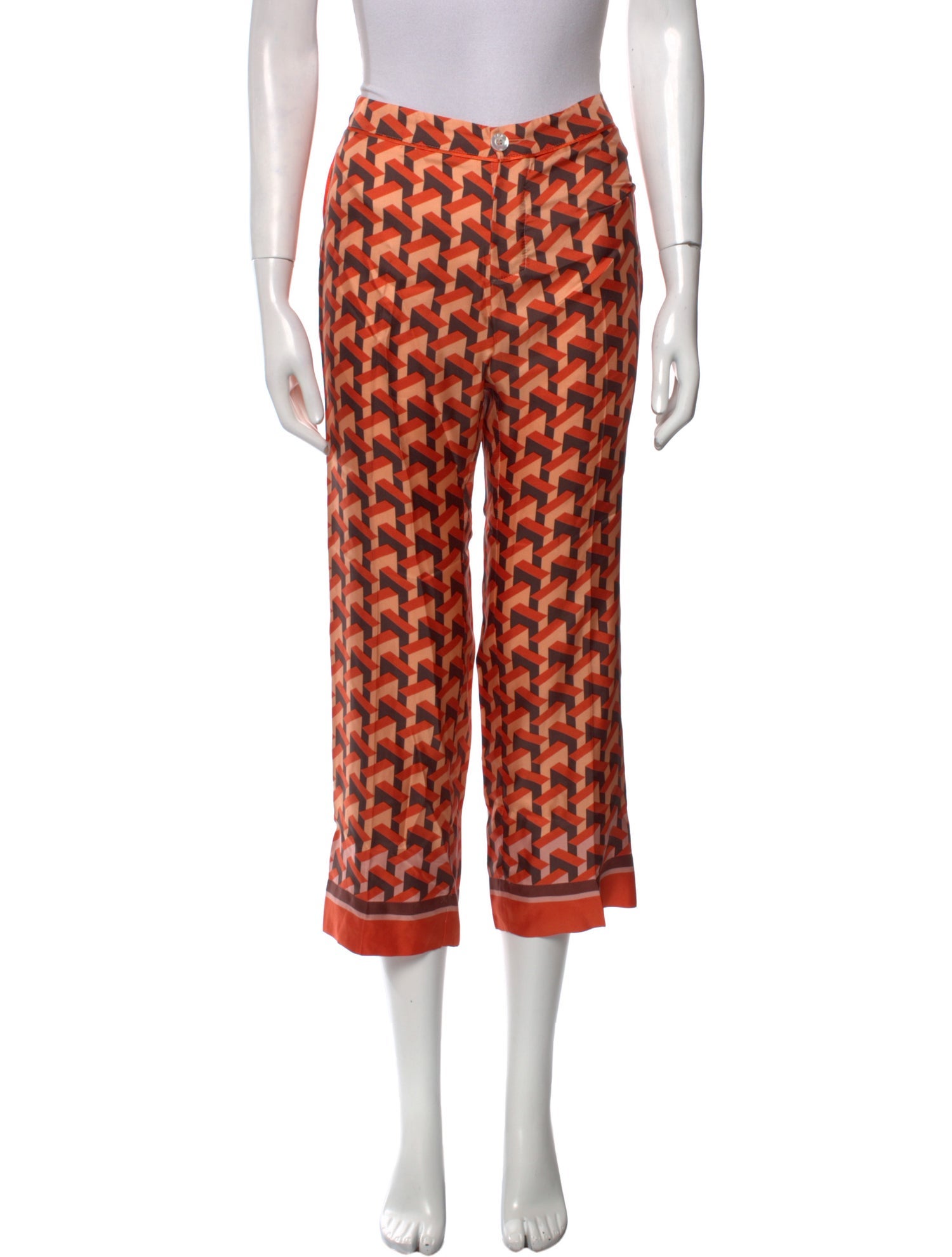 F.R.S. For Restless Sleepers Silk Straight Leg Pants