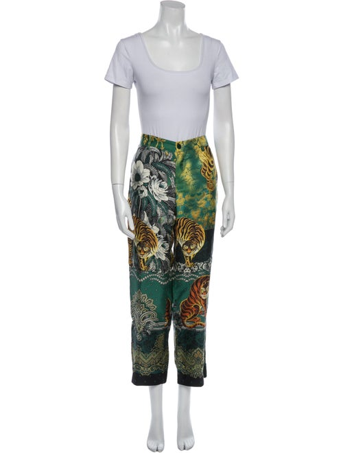 F.R.S. For Restless Sleepers Silk Printed Pant Set