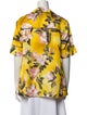 F.R.S. For Restless Sleepers Floral Print Short Sleeve Blouse