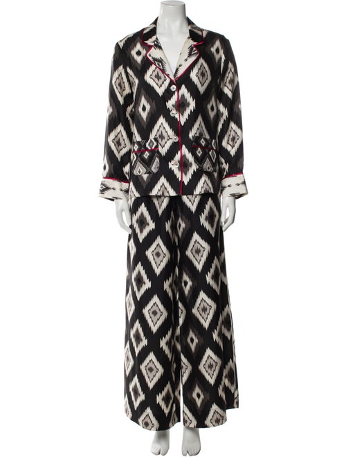 F.R.S. For Restless Sleepers Silk Printed Pajamas