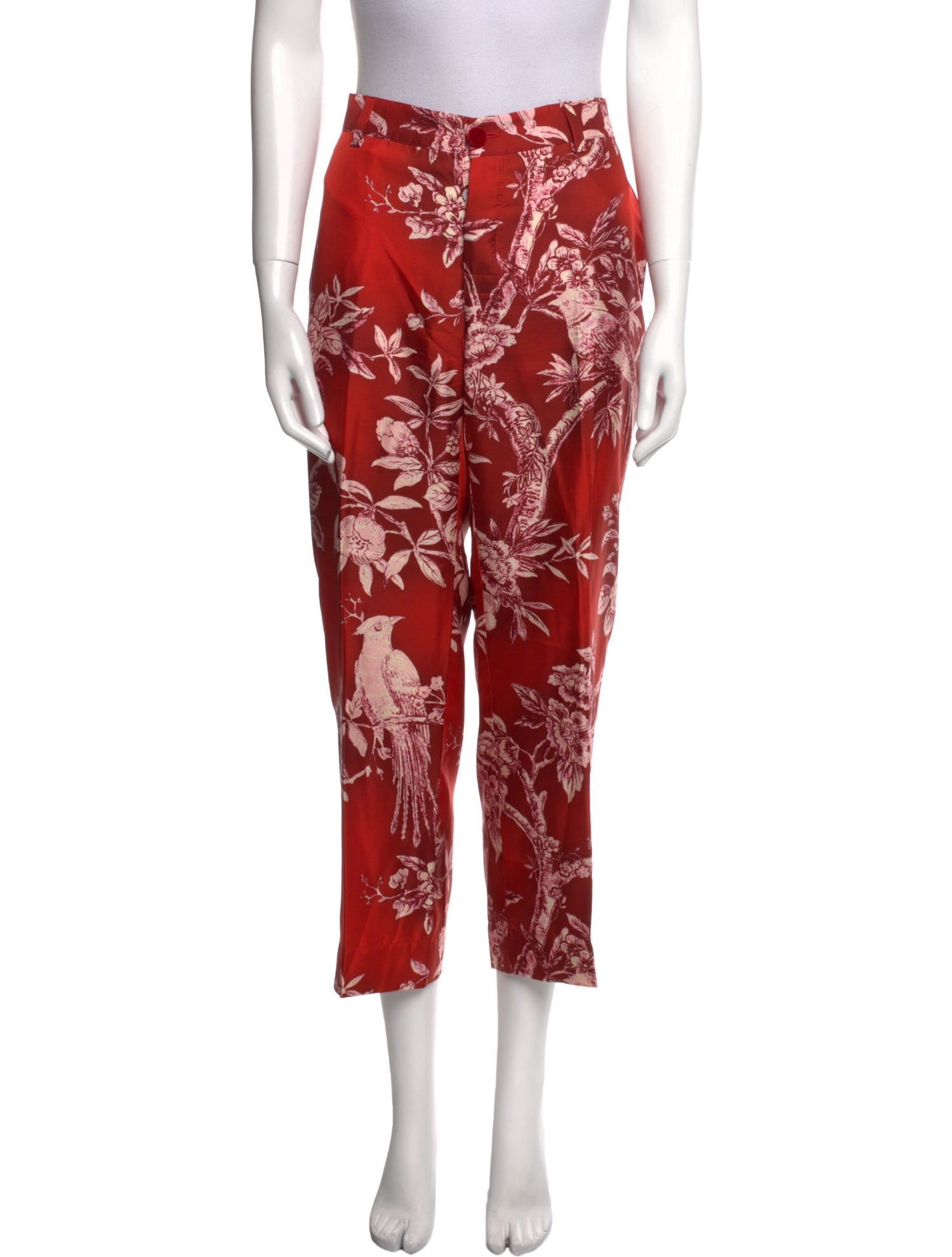 F.R.S. For Restless Sleepers Silk Straight Leg Pants