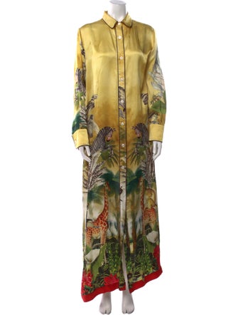 F.R.S. For Restless Sleepers Silk Long Dress