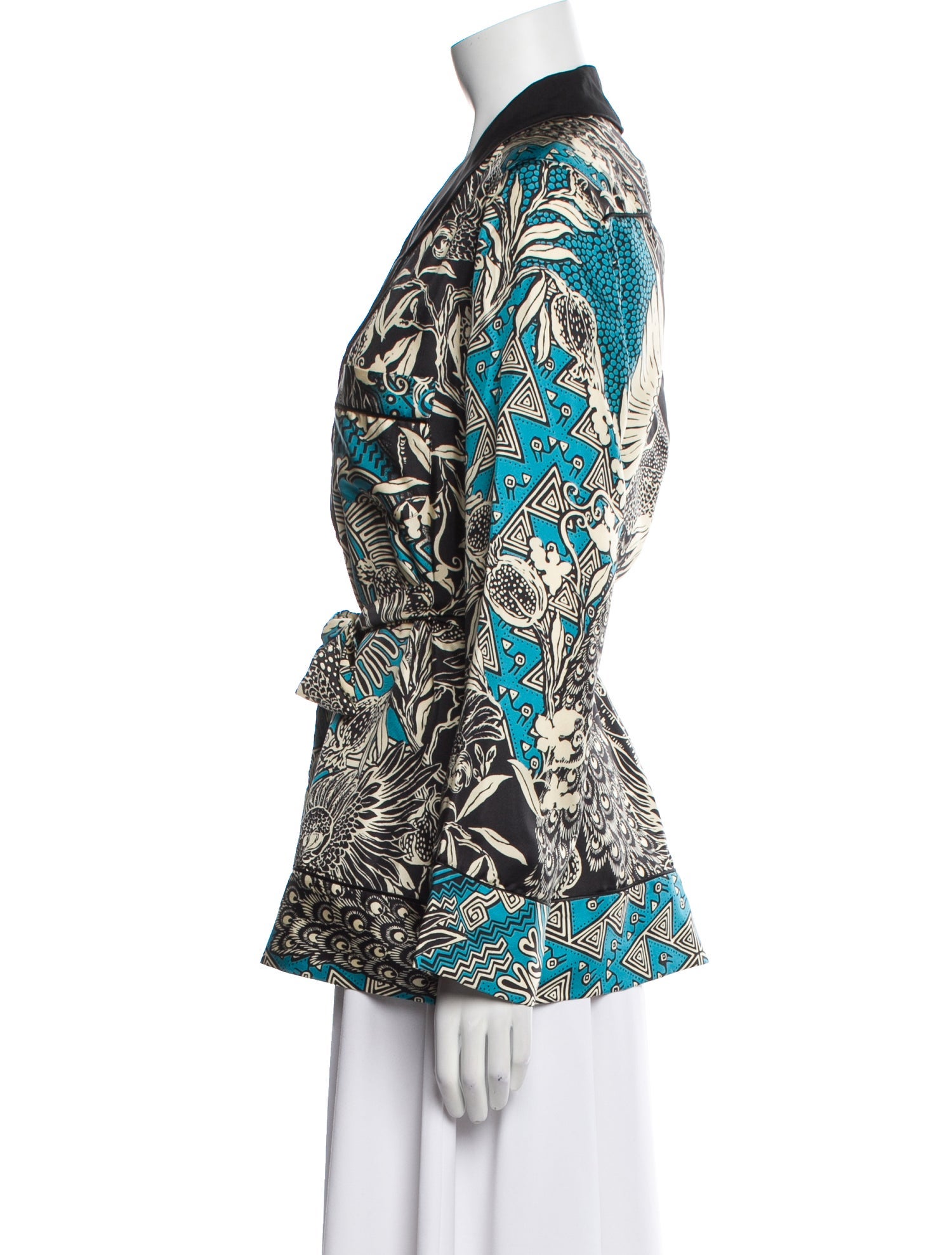 F.R.S. For Restless Sleepers Silk Printed Pajamas w/ Tags