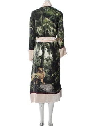 F.R.S. For Restless Sleepers Silk Printed Robe