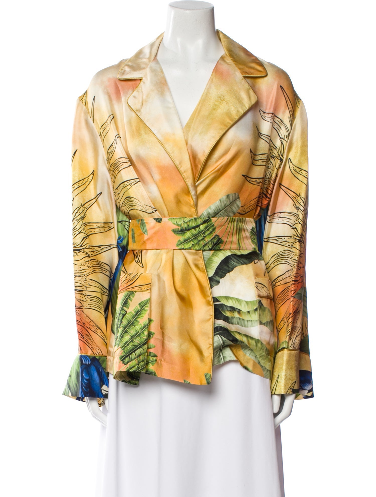 F.R.S. For Restless Sleepers Silk Floral Print Blazer w/ Tags