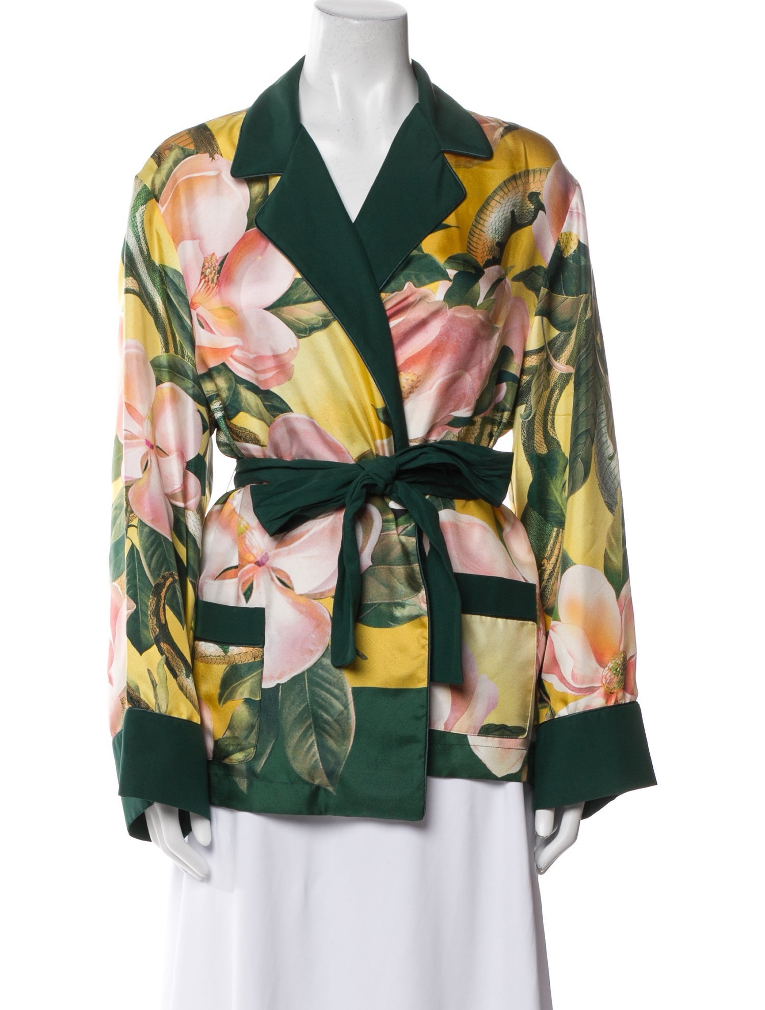 F.R.S. For Restless Sleepers Silk Printed Pajamas