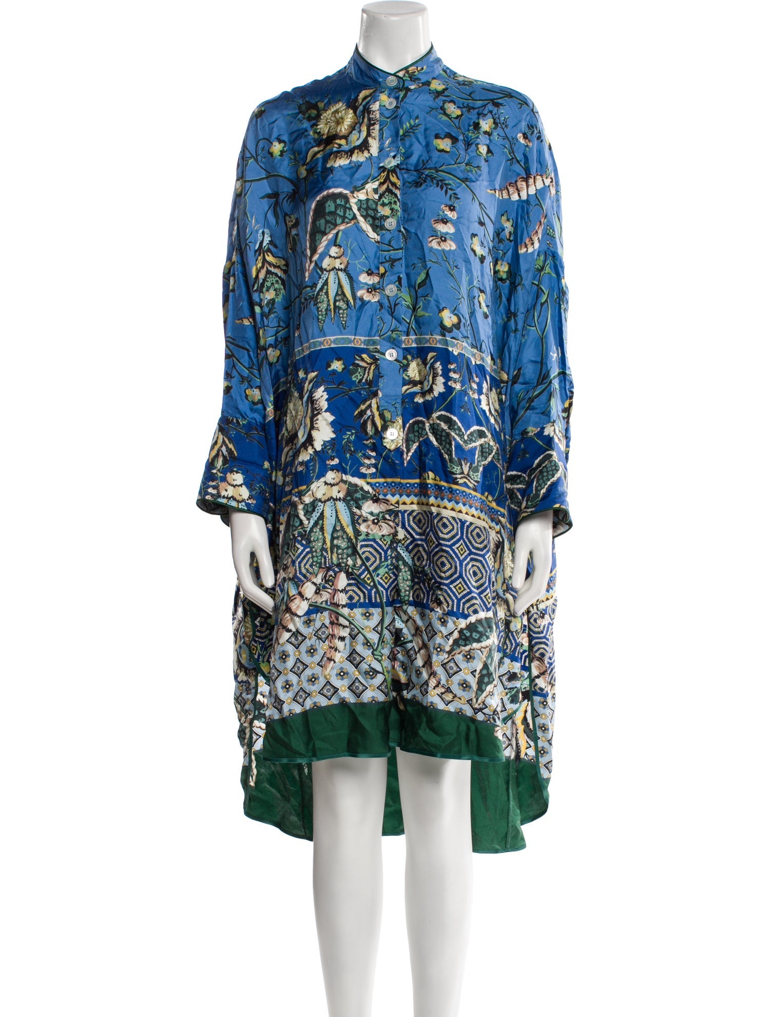 F.R.S. For Restless Sleepers Silk Printed Nightgown