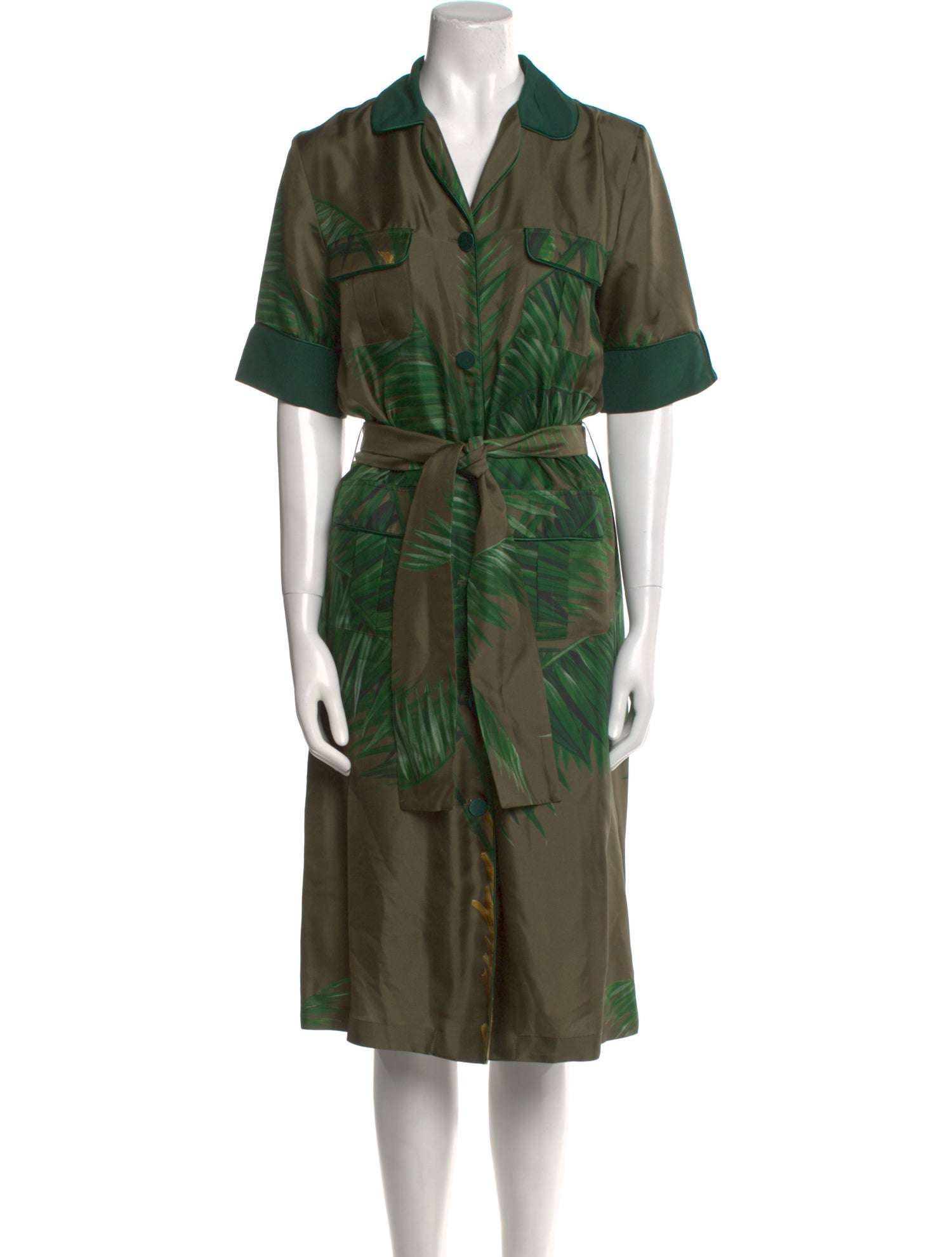 F.R.S. For Restless Sleepers Silk Midi Length Dress