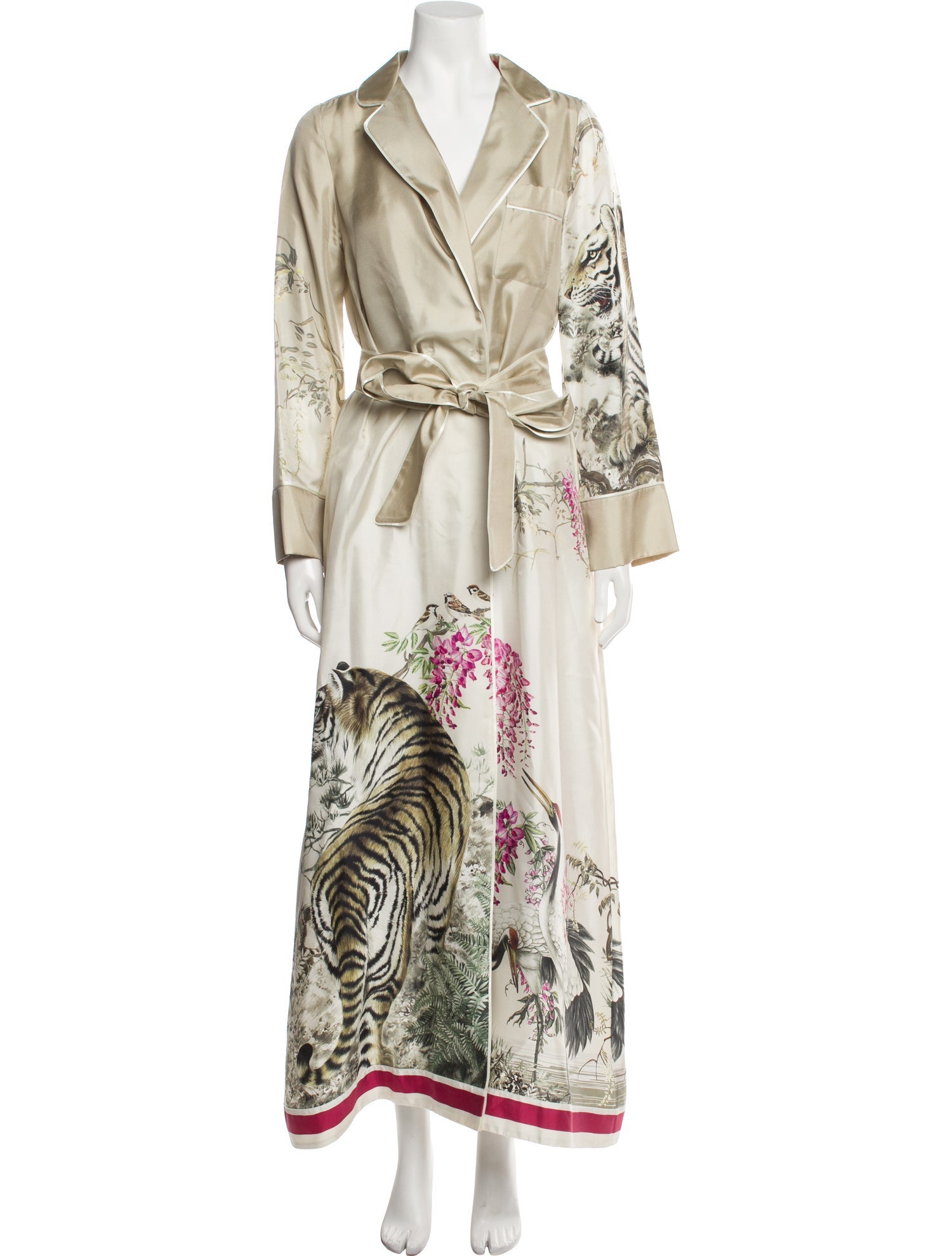 F.R.S. For Restless Sleepers Silk Printed Robe
