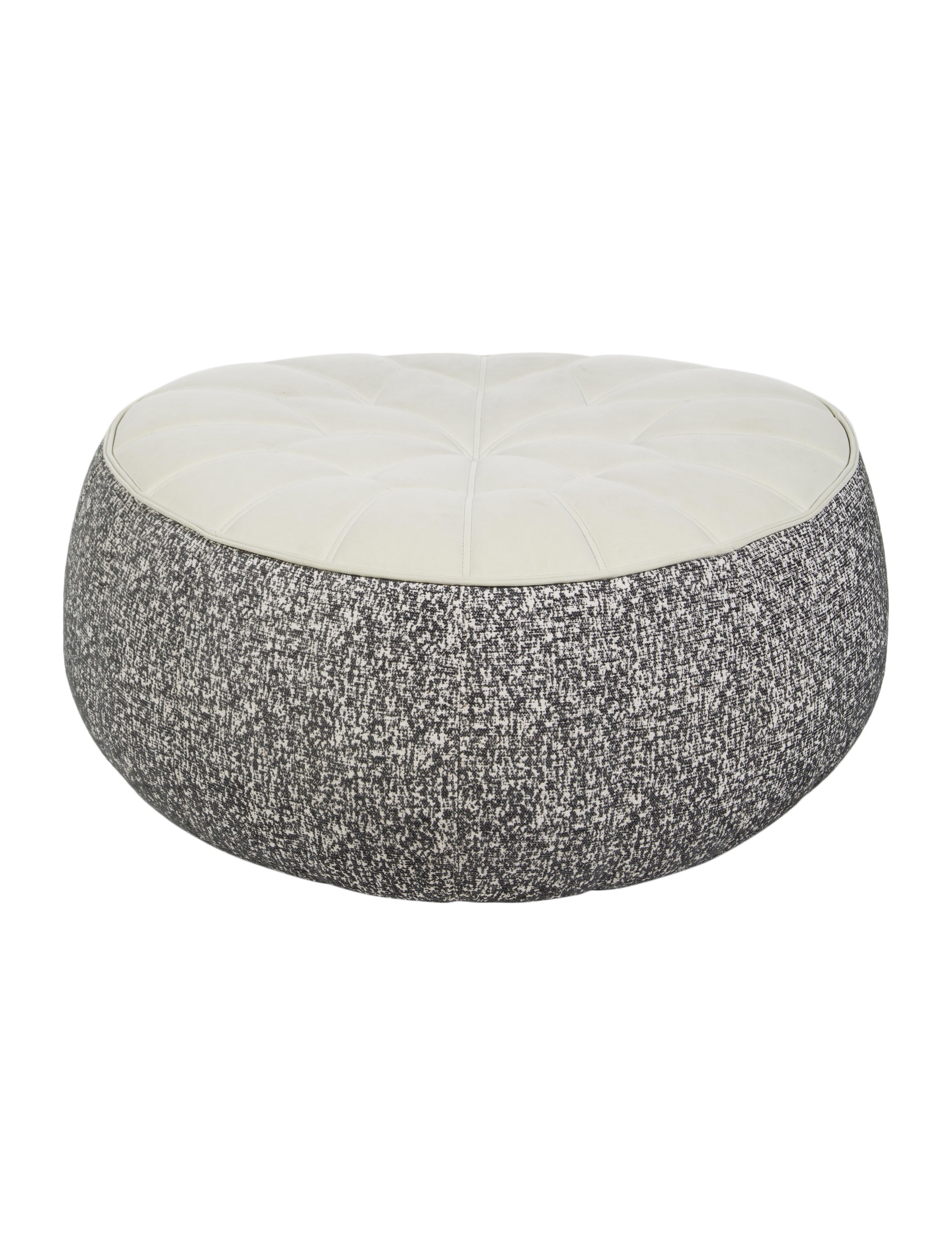 Ligne Roset Ottoman Ottoman Grey, 1 pieces Ottomans & Benches