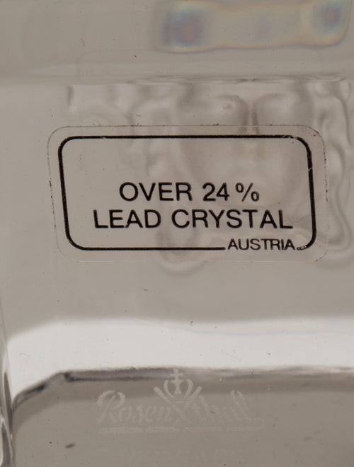 Rosenthal Versace x Rosenthal Crystal Napkin Rings