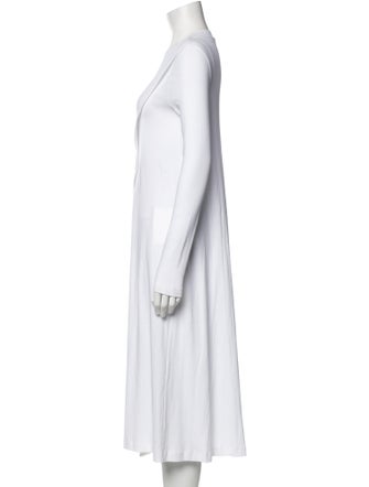 Rosetta Getty Crew Neck Midi Length Dress