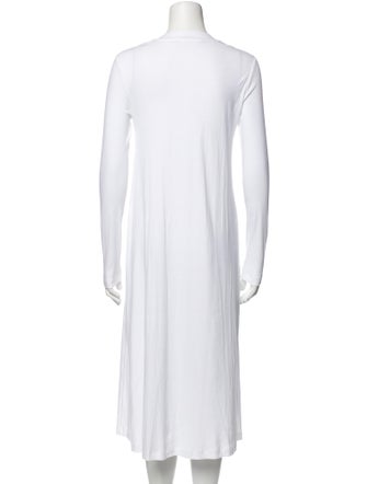 Rosetta Getty Crew Neck Midi Length Dress