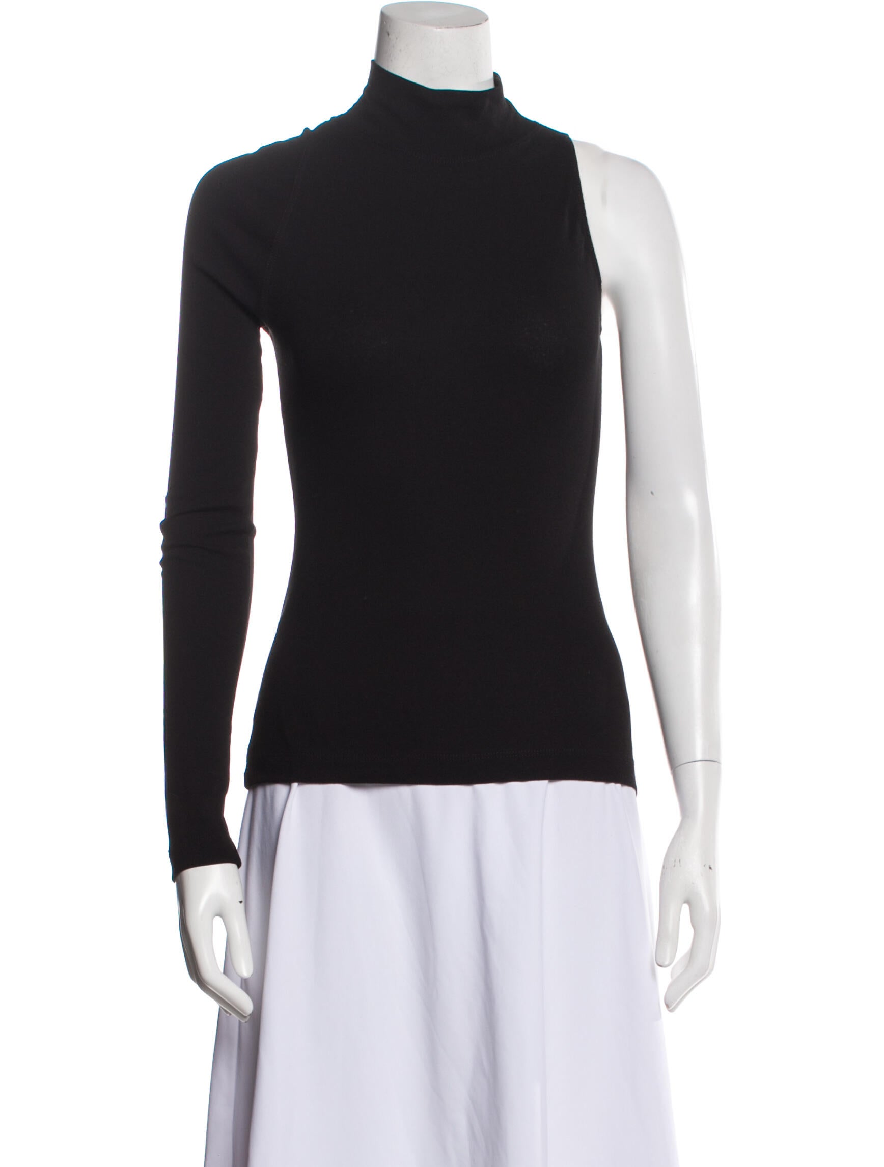 Rosetta Getty Turtleneck Long Sleeve Top