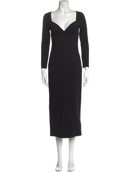 Rosetta Getty V-Neck Long Dress