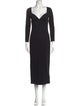 Rosetta Getty V-Neck Long Dress