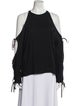 Rosetta Getty Scoop Neck Long Sleeve Blouse