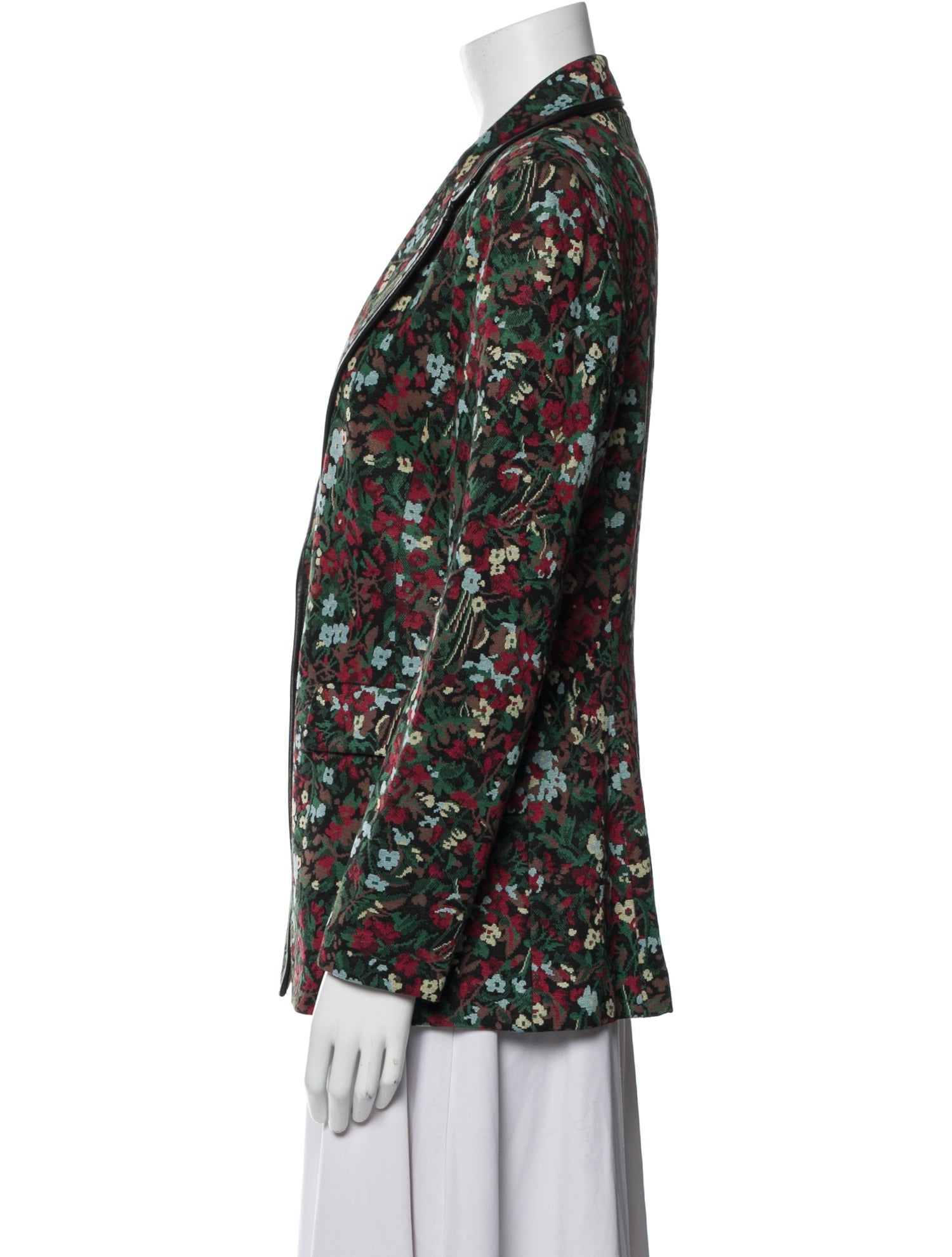 Rosetta Getty Floral Print Blazer
