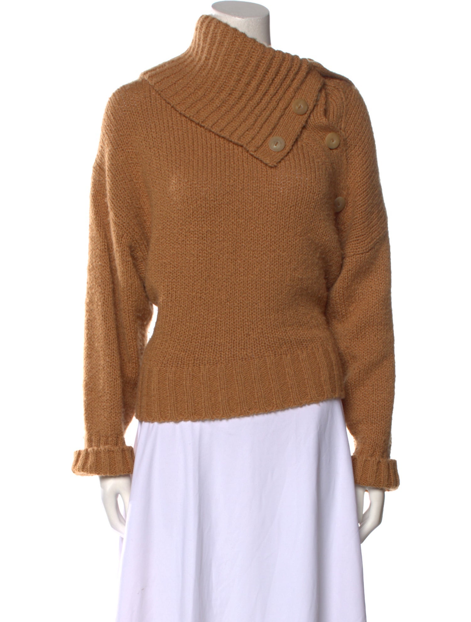 Rosetta Getty Cashmere Turtleneck Sweater