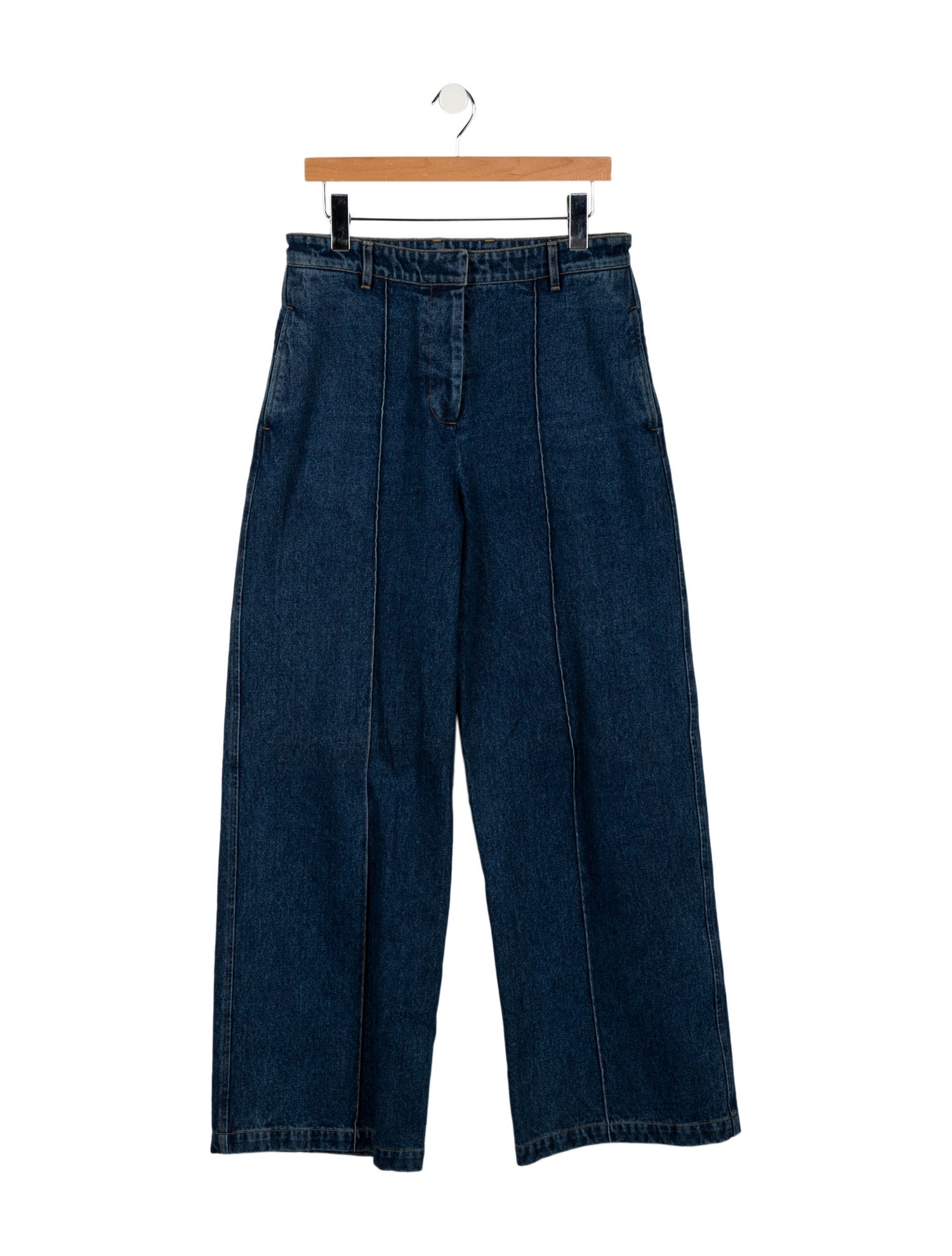 Rosetta Getty High-Rise Wide Leg Jeans