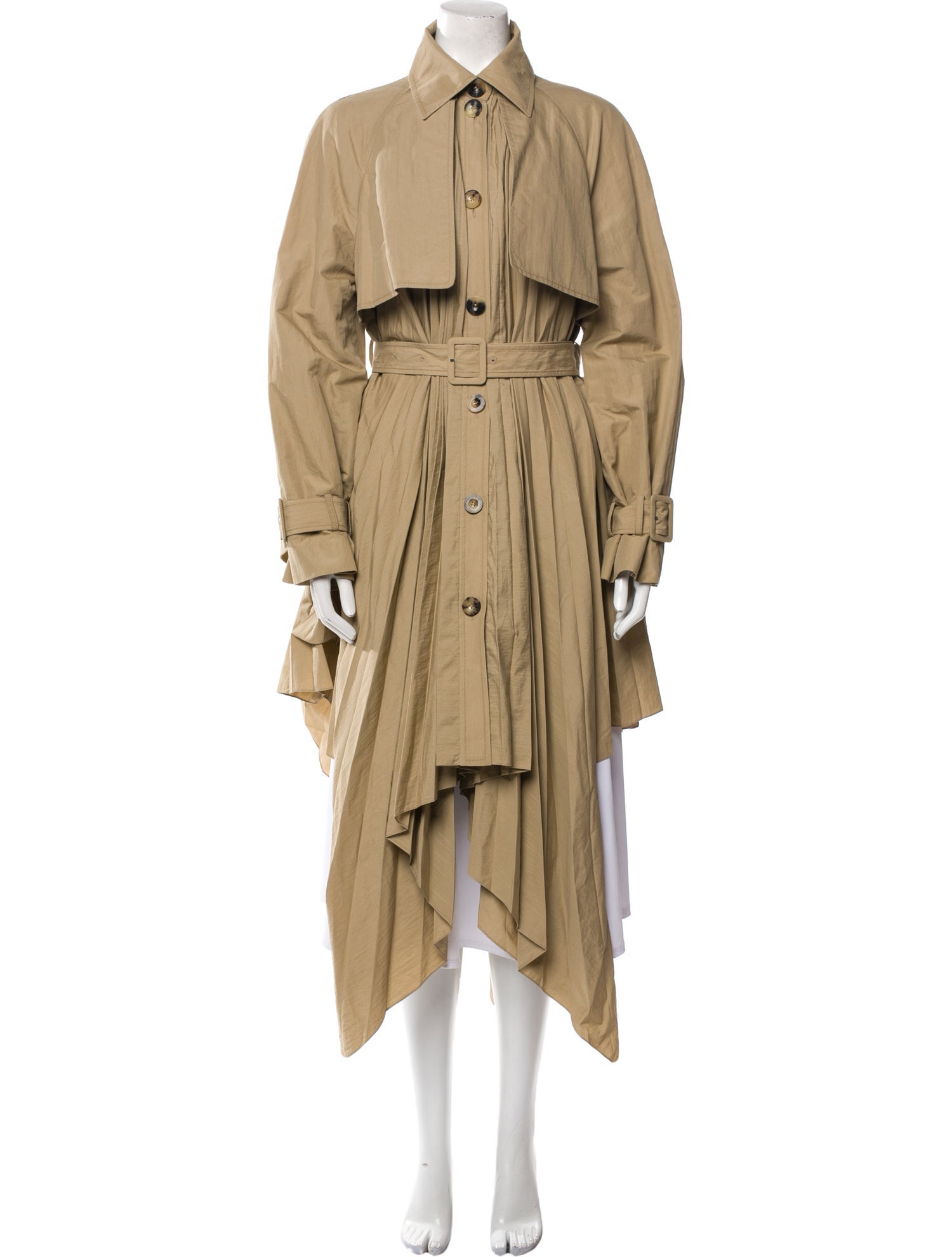 Rosetta Getty Linen Trench Coat